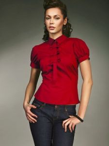 Koszula Model K27 czerwony