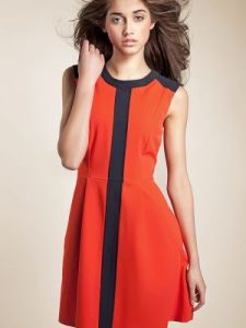 Sukienka Sukienka Model S27 Orange