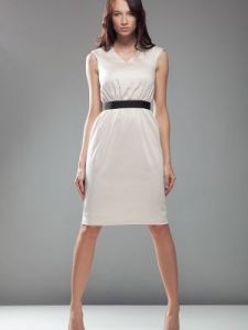 Sukienka Sukienka Model S24 Ecry